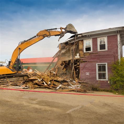 can you demo a house with mini excavator|old house with mini excavator.